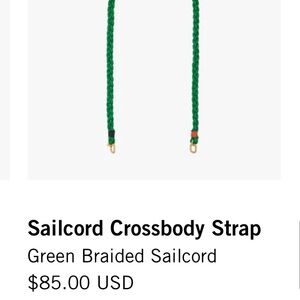 Clare V Braided Strap, Green